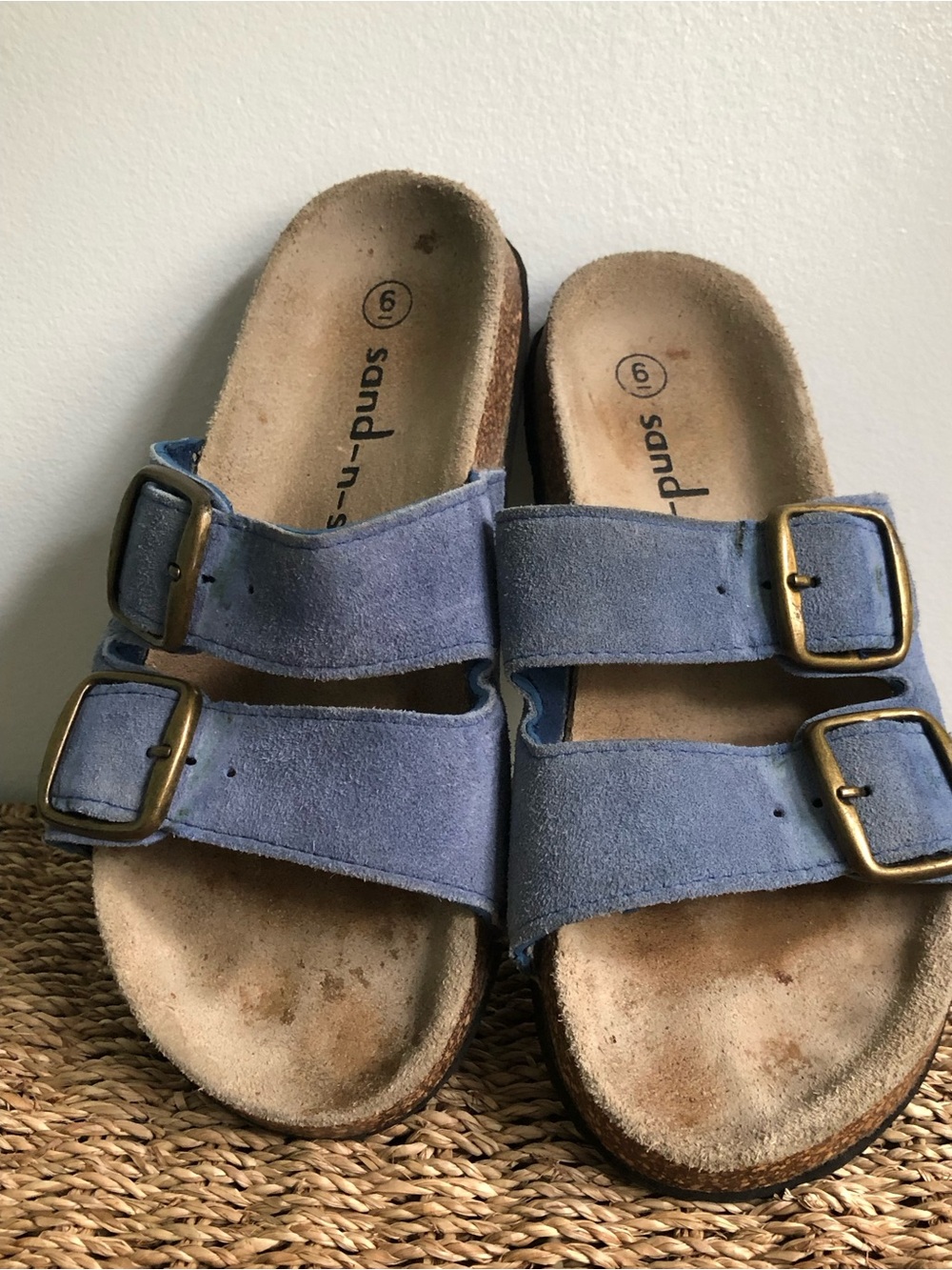 90s Y2K sand-n-sun Two-Strap Sandal Size 6